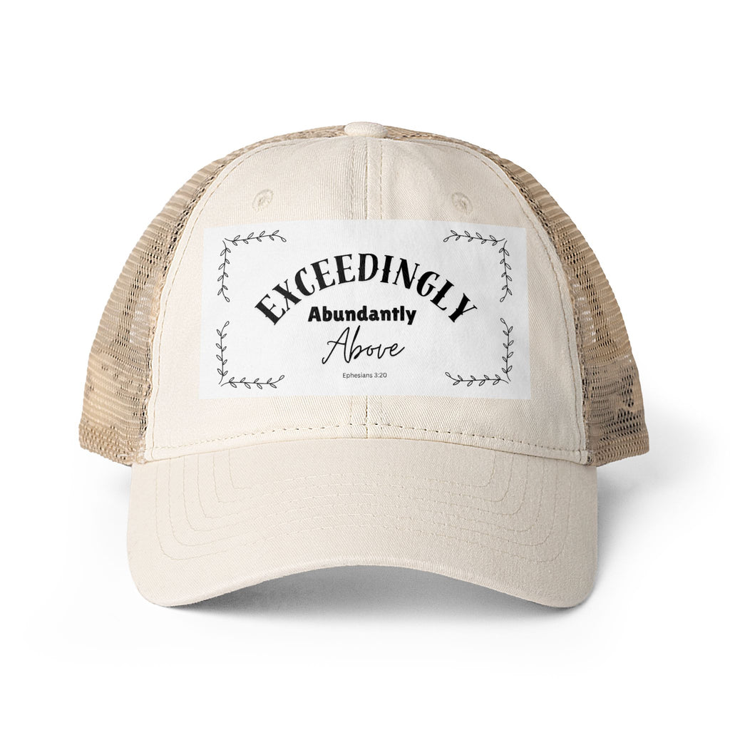 Women's Washed Mesh-Back Cap