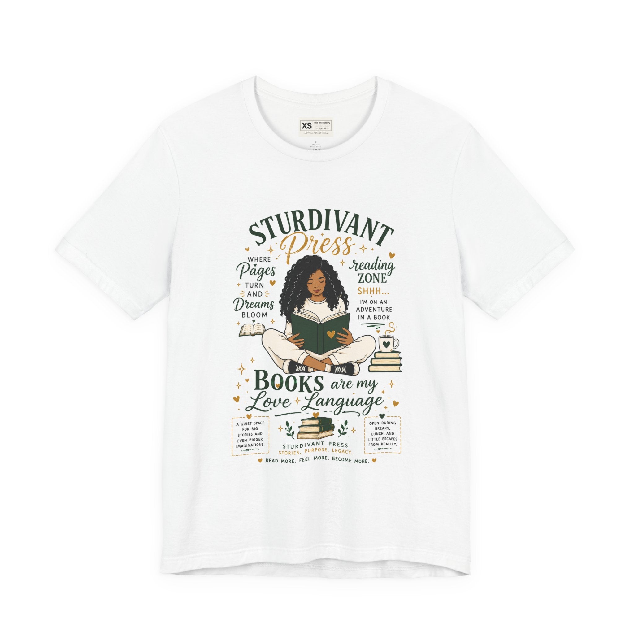 Booklover T‑Shirt — “Books Are My Love Language” Reading Tee