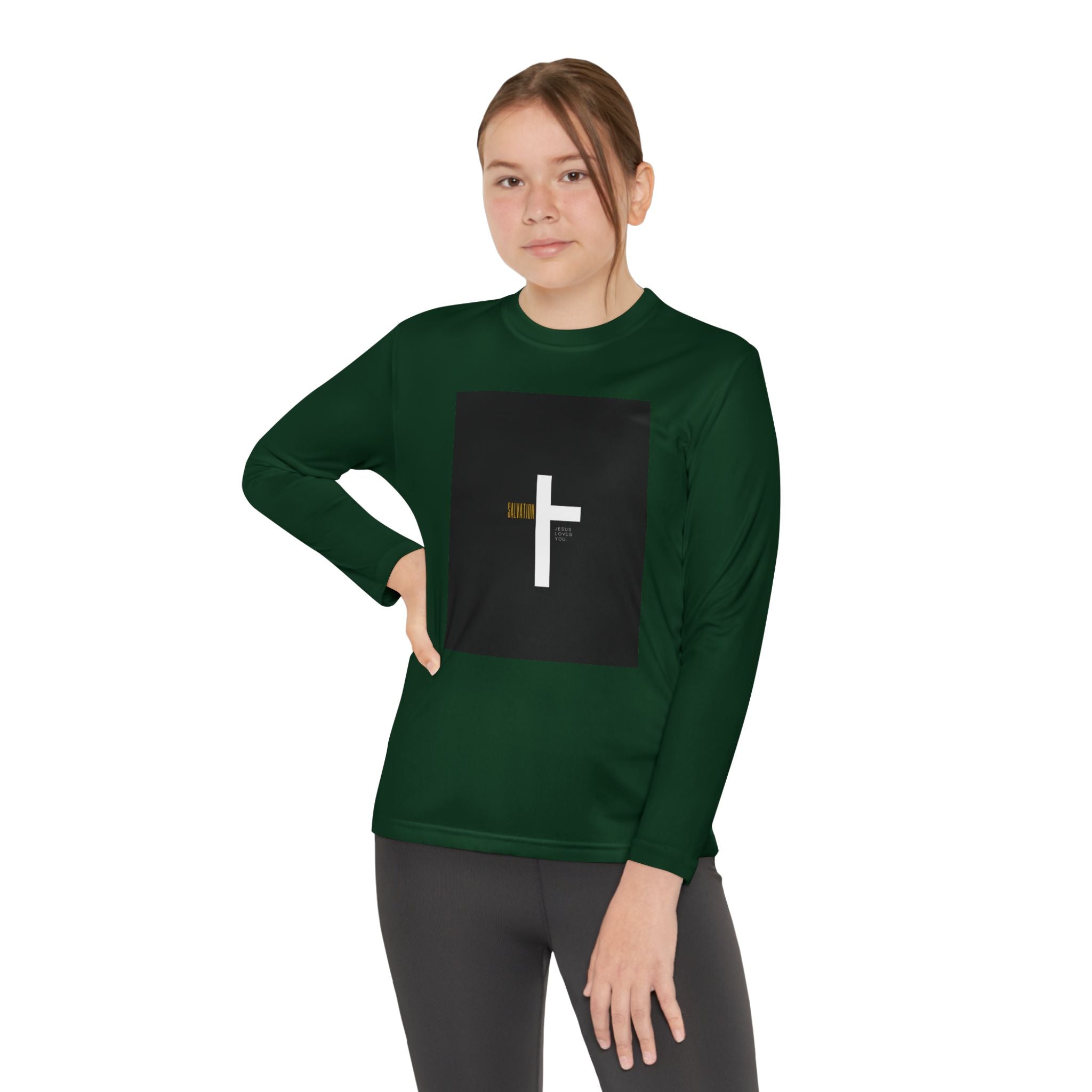 Youth Jesus Long Sleeve Tee — "King of Kings" Christian Shirt