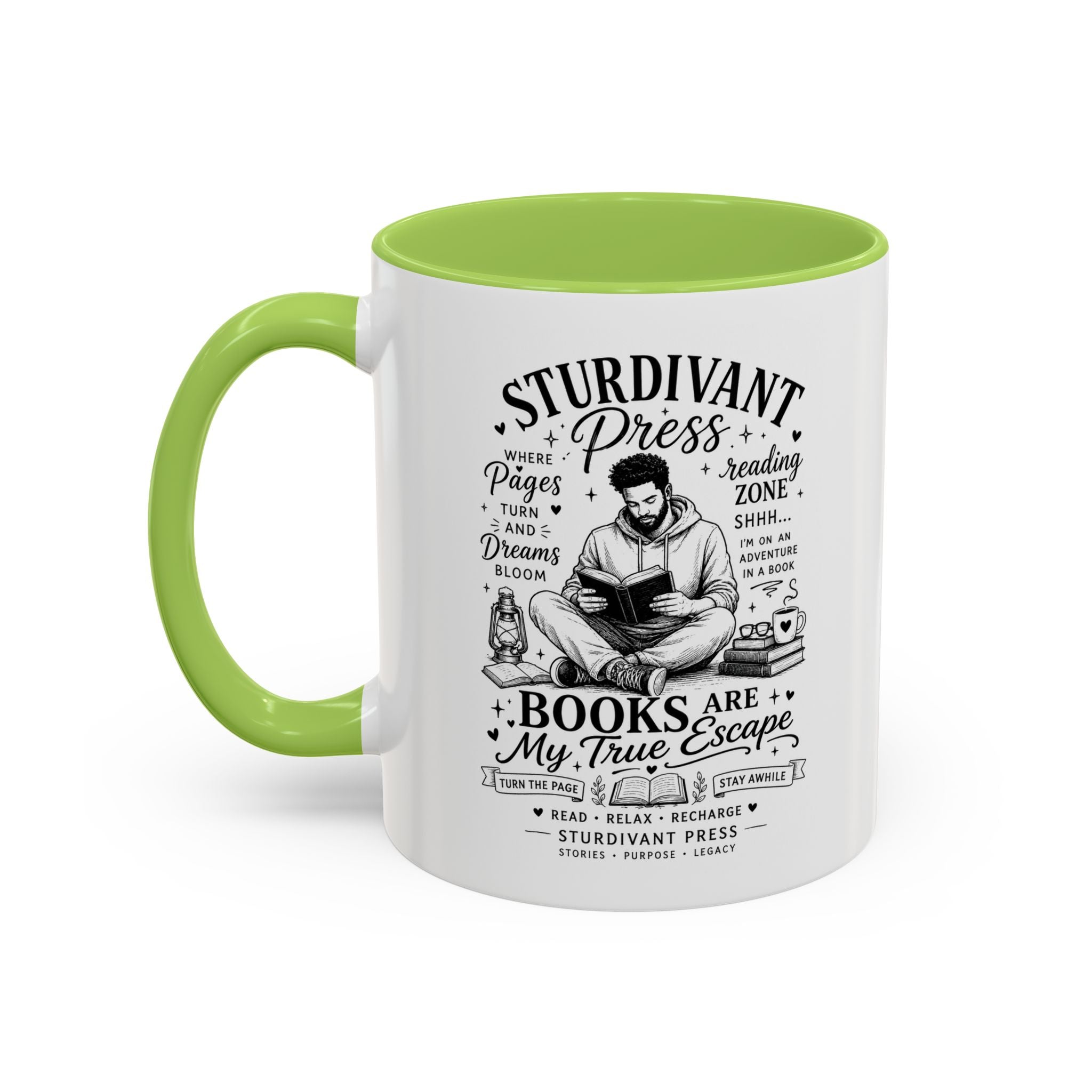 Sturdivant Press Publishing Logo Accent Coffee Mug (11/15oz)