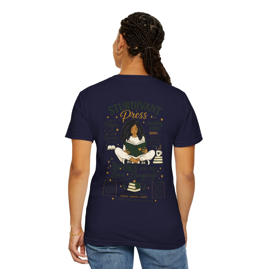 Book Lover T-Shirt — "Books Are My Love Language" Reading Tee