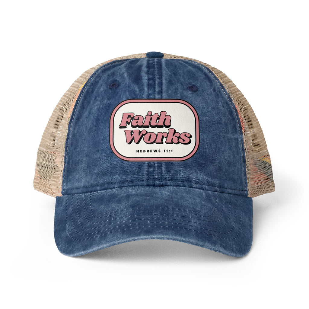 Women's Washed Mesh-Back Cap